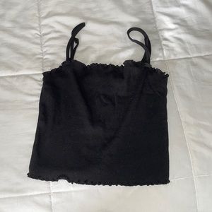 Pacsun cropped top with removable straps that converts into a tube top